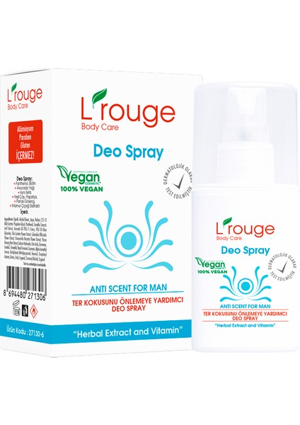 L’rouge Deo Spray For Man