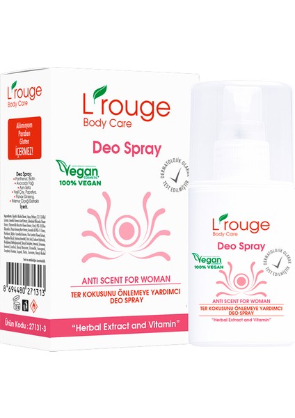 L’Rouge Deo Spray For Woman