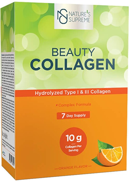 Nature's Supreme Beauty Collagen Powder  7 Saşe