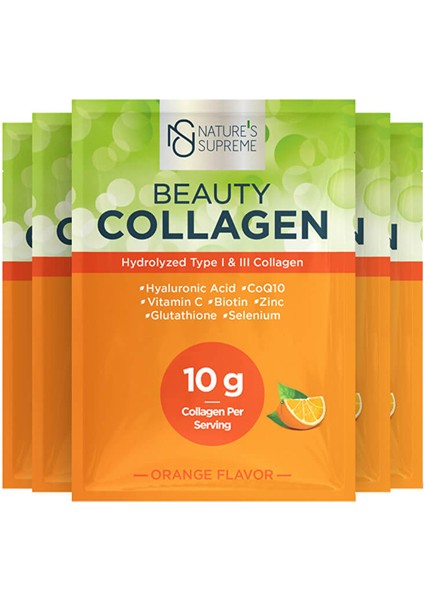 Nature's Supreme Beauty Collagen Powder  7 Saşe