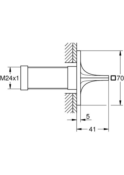 Allure Ankastre Stop Valf - 19334GN1