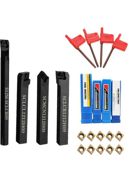 4x Torna Sıkıcı Dönüş Alet Tutucu + 10X Ekler + 4x Anahtar (Yurt Dışından) indirimleri