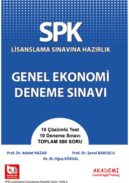 SPK Genel Ekonomi Deneme Sınavı