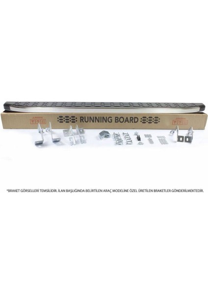 Omsa Citroen Jumpy 3 Blackline Yan Basamak Krom Uzun Şase 2017 ve Sonrası modelleri