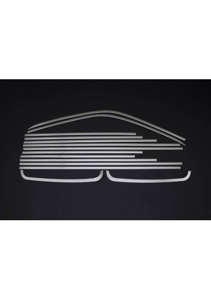 Omsa Vw T5 Transporter Krom Cam Çerçevesi 14 Parça Çift Sürgü Kısa Şase 2003-2015 Arası