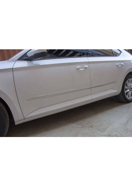 Omsa Skoda Superb 2 B6 Krom Yan Kapı Çıtası 4 Parça 2008-2015 Arası