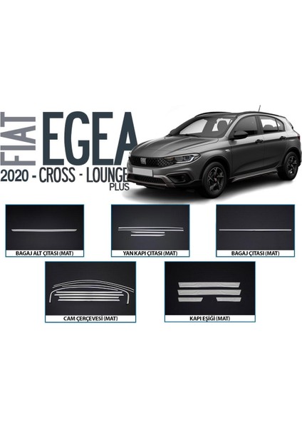 Omsa Fiat Egea Cross Lounge Plus Saten Aksesuar Seti 18 Parça 2020 ve Sonrası