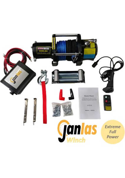 6500 Lbs Sentetik Halat 4x4 Offroad Vinç Uzaktan Kumandalı fiyatları