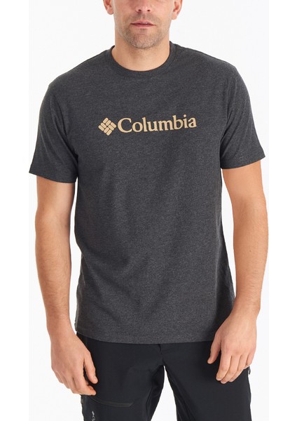 Csc M Basic Big Logo Brushed Ss Erkek T-Shirt CS0287