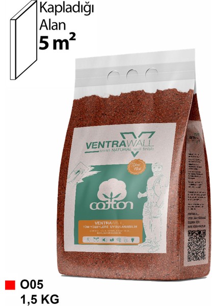 - Isı Ve Ses Yalıtımlı Sürülen Duvar Kağıdı | Kendinden Yapışkanlı | Turuncu | O05 - 1,5 Kg |5m²