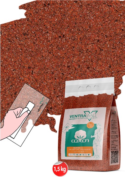 - Isı Ve Ses Yalıtımlı Sürülen Duvar Kağıdı | Kendinden Yapışkanlı | Turuncu | O05 - 1,5 Kg |5m²