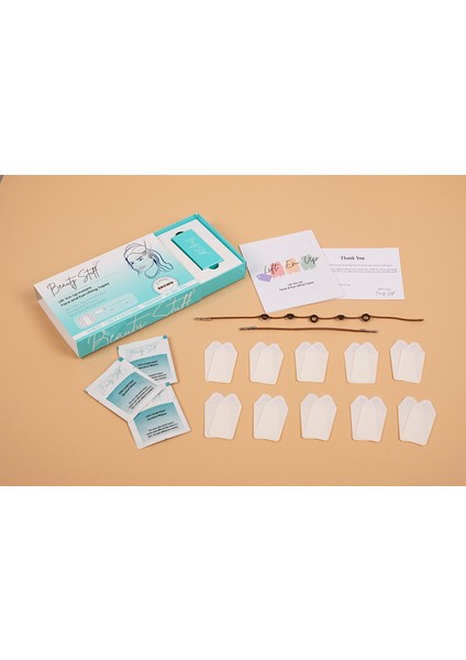 Lift 'em Up Yüz & Göz Germe Bantları- (20’li Paket) Kahverengi Lastikli (Made in USA)