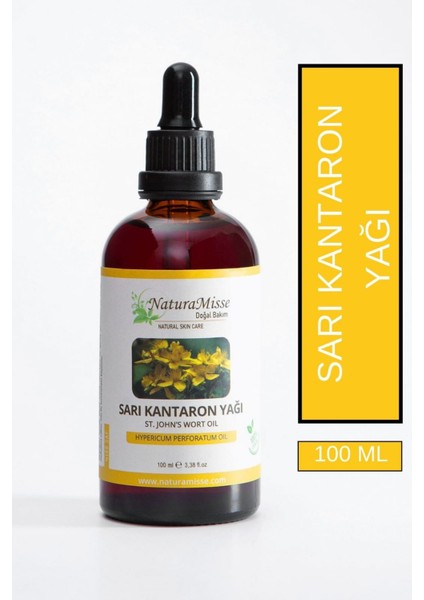 NaturaMisse Sarı Kantaron Yağı 100 ml Doğal Saf Sarı Kantaron Yağı