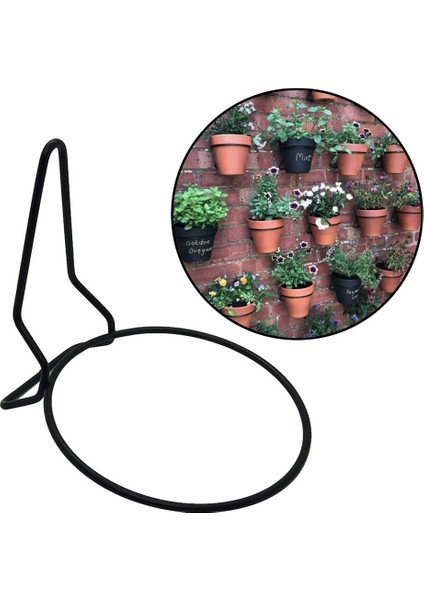 4 Monte Balkon Yuvarlak Bitki Sepetleri Raf Konteyner Kutusu Saksı Seti (Yurt Dışından) modelleri