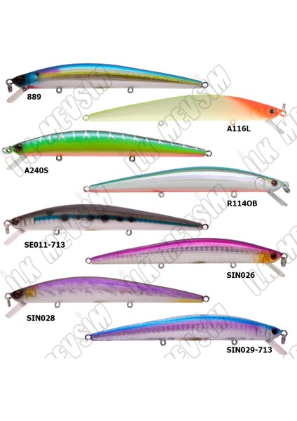 EG-145 F Slingshot Minnow 12CM 12,6gr Maket Yem modelleri