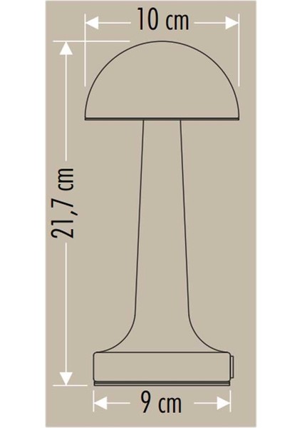 Ct 8430 Masa Lambası (Şarjlı-Dimmerli)