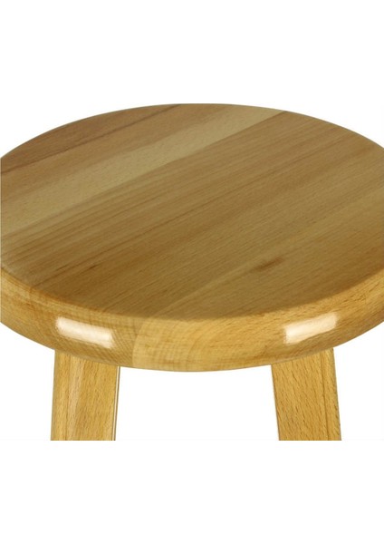 Tabure Yuvarlak Ahşap Naturel Renk 60 cm (Yükseklik) fiyatları