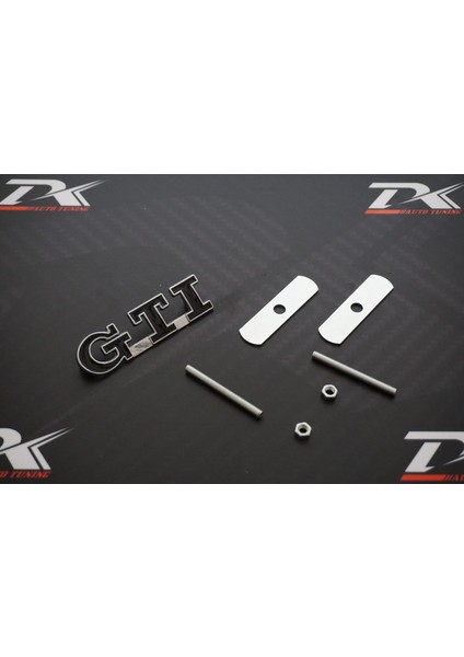 Volkswagen Gti Logo Ön Panjur Vidalı 3D Krom Metal Logo Amblem fiyatları