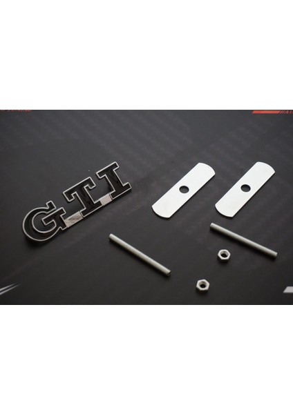Volkswagen Gti Logo Ön Panjur Vidalı 3D Krom Metal Logo Amblem modelleri