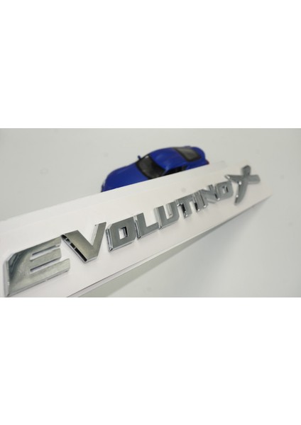 Mitsubishi Lancer Evolation x 3m 3D Bagaj Yazı Logo Amblem