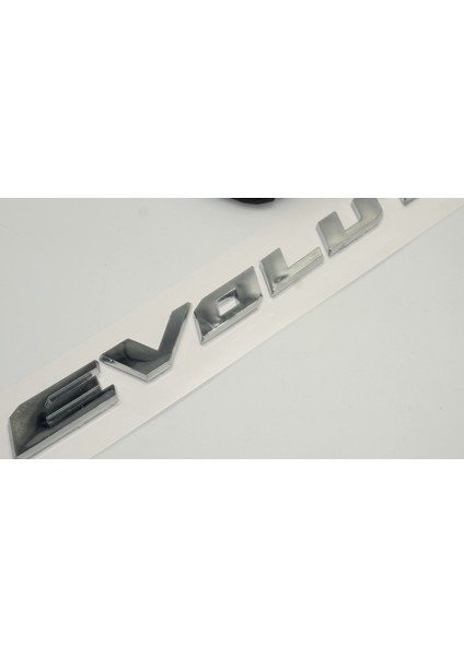 Mitsubishi Lancer Evolation x 3m 3D Bagaj Yazı Logo Amblem