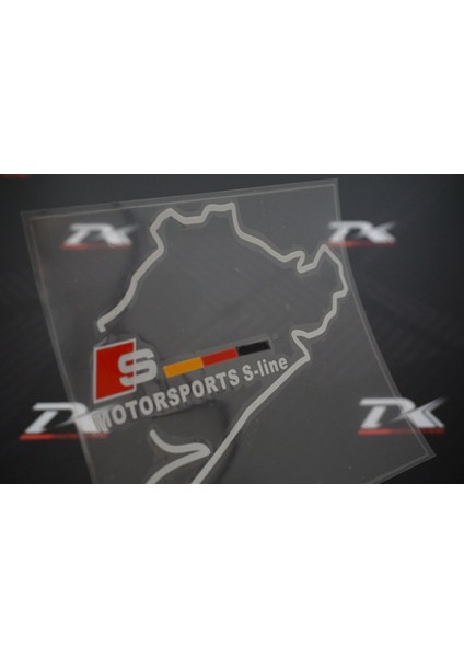 Audi S Line Nurburgring Map Depo Kapağı Sticker