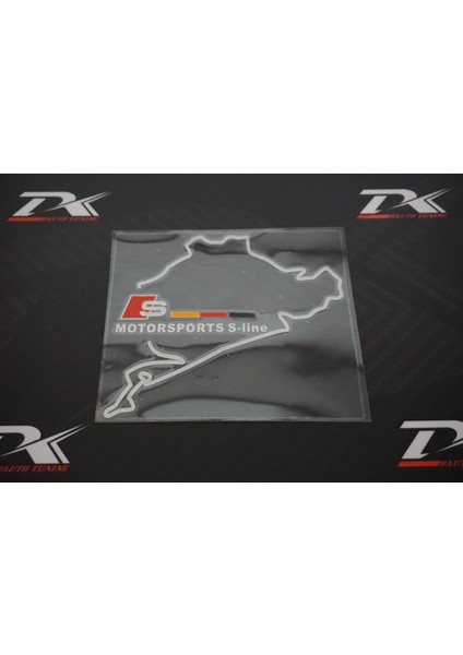 Audi S Line Nurburgring Map Depo Kapağı Sticker