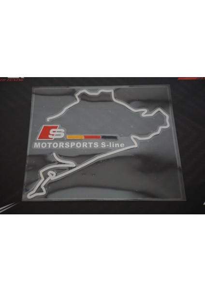 Audi S Line Nurburgring Map Depo Kapağı Sticker