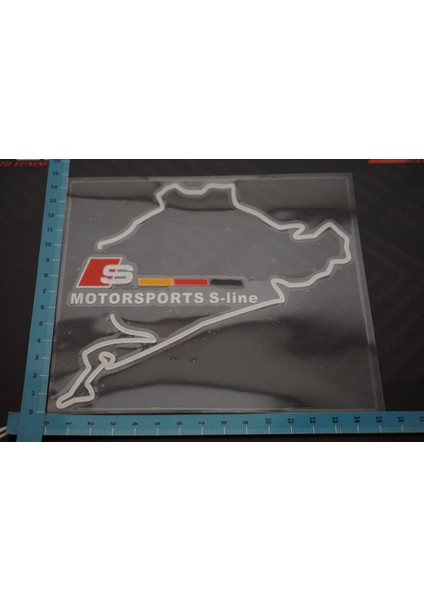 Audi S Line Nurburgring Map Depo Kapağı Sticker
