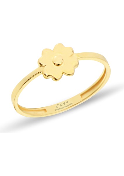 Yonca Çıtır Altın Yüzük CGKYZK0087 modelleri