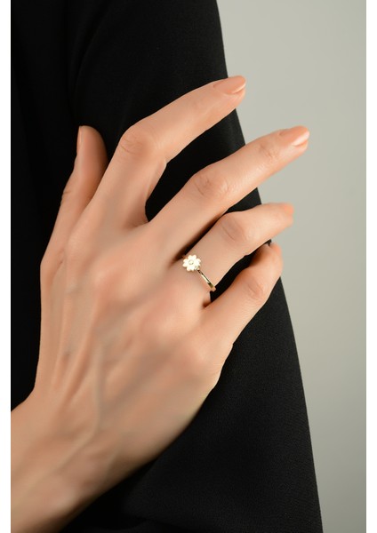 Yonca Çıtır Altın Yüzük CGKYZK0087 fırsatları