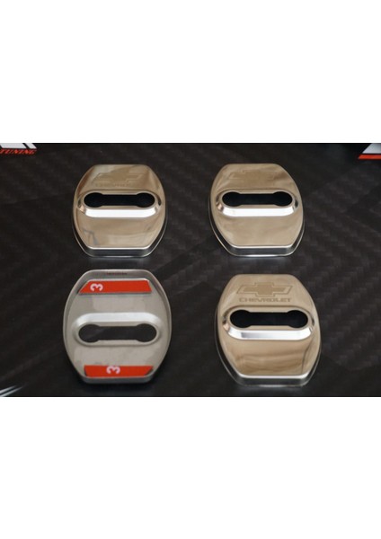Chevrolet Krom Metal 3m Kapı Kilidi Logo 4 Lü Set modelleri