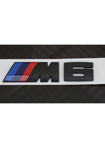 M6 Bagaj Siyah Yazı Logo 3m 3D Amblem Orjinal Ürün fırsatları