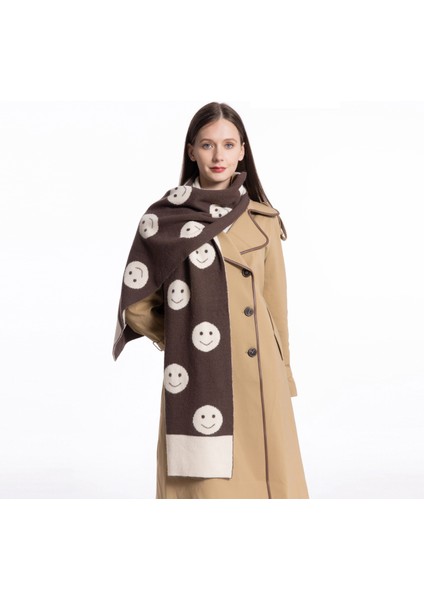 Fenza T-807-5 Smıle Triko Yün Şal