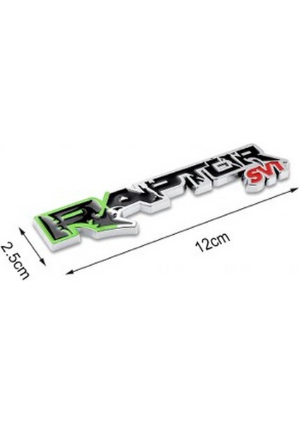 F150 Suv Mustang Ranger Raptor Svt Bagaj Logo