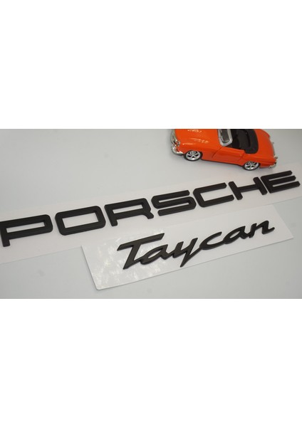 Porsche Taycan Bagaj 3m 3D Abs Yazı Logo Amblem Seti Orjinal Ürün