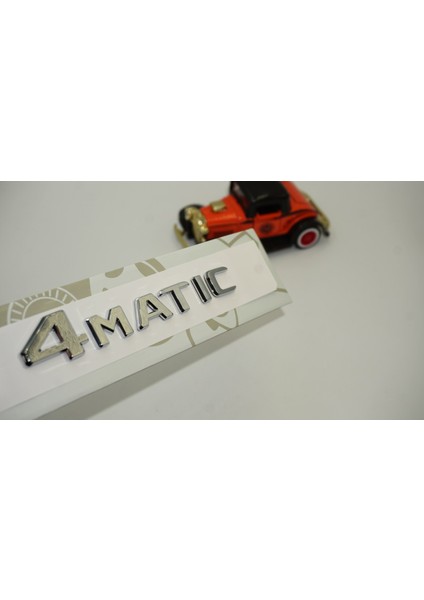 4 Matic Bagaj Gümüş Krom Abs 3m Yazı Logo