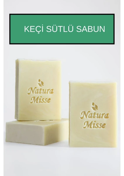 NaturaMisse Doğal Keçi Sütlü Sabun 125 gr (Doğal & El Yapımı)