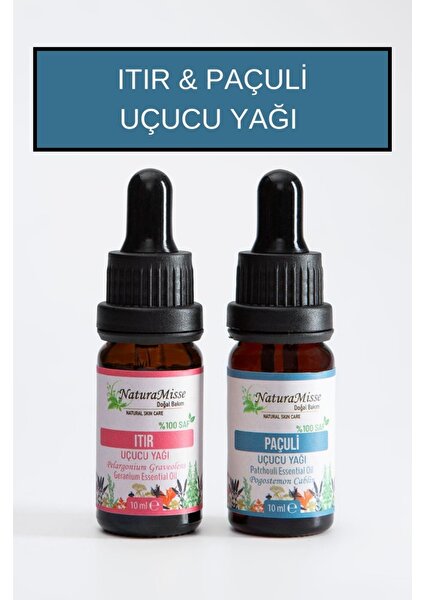 NaturaMisse Itır Uçucu Yağı - Paçuli Yağı (2X10 Ml)