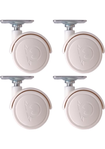 Oynak Tablalı Dolap Sehpa Masa Ayağı Mobilya Tekerleği 40 mm Polyemid (4 Adet)