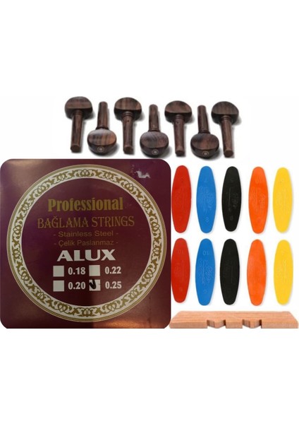 0.25 Çelik Pelesenk Burgu Tezene Eşik 4'lü Set