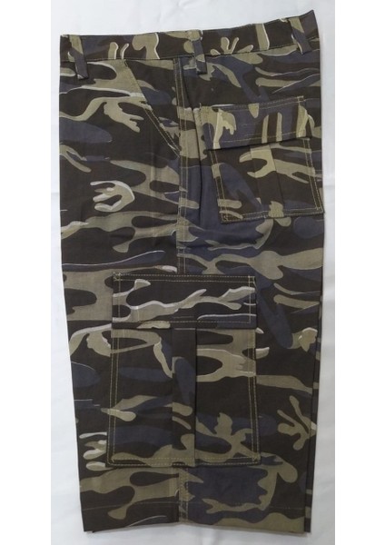 Kısa Kamflaj Kapri Pantolon Beden - 48