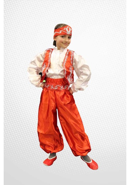 Halk Dansları Kotümleri Stilize Köylü 2 (Kız Çocuk)