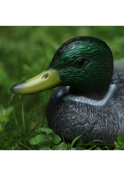 2 Çift Yapay Mallard Ördek Tuzağı Heykel