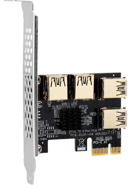 1 Ila 4 Pci Yuva Dönüştürücü Adatper Genişleme Kartı Profesyonel Altın (Yurt Dışından)