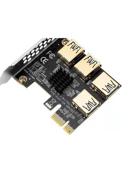 1 Ila 4 Pci Yuva Dönüştürücü Adatper Genişleme Kartı Profesyonel Altın (Yurt Dışından)