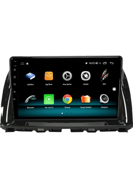 Mazda 6 Android 10 Carplay Özellikli Navigasyon Multimedya Ekran 2gb Ram + 32GB HDD