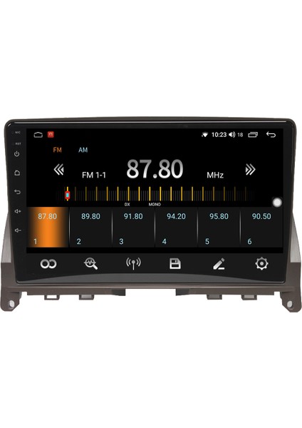 Mercedes C Class C180 Android 10 Carplay Özellikli Navigasyon Multimedya Ekran 2gb Ram + 32GB HDD