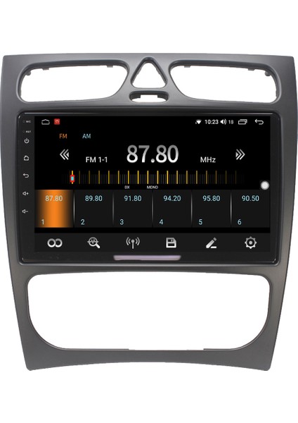 Mercedes C Class W203 Android 10 Carplay Özellikli Navigasyon Multimedya Ekran 2gb Ram + 32GB HDD