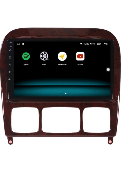 Mercedes S Class W220 Android 10 Carplay Özellikli Navigasyon Multimedya Ekran 2gb Ram + 32GB HDD